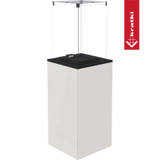 KRATKI Plynový ohřívač PATIO MINI bílý