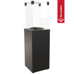 KRATKI Plynový ohřívač PATIO SLIM černý