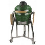 Keramický gril Kamado Egg BBQ průměr 33,5 cm zelený